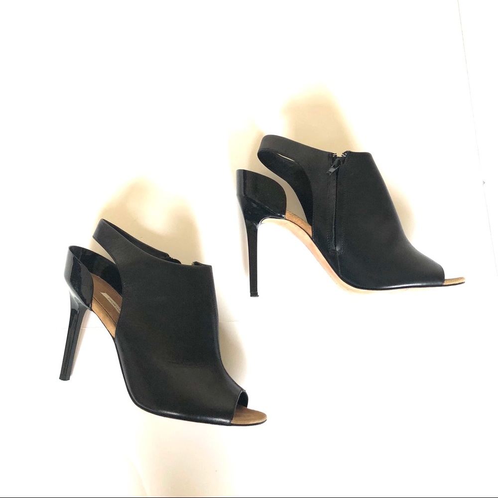 Beautiful Diane von Furstenberg open toe bootie